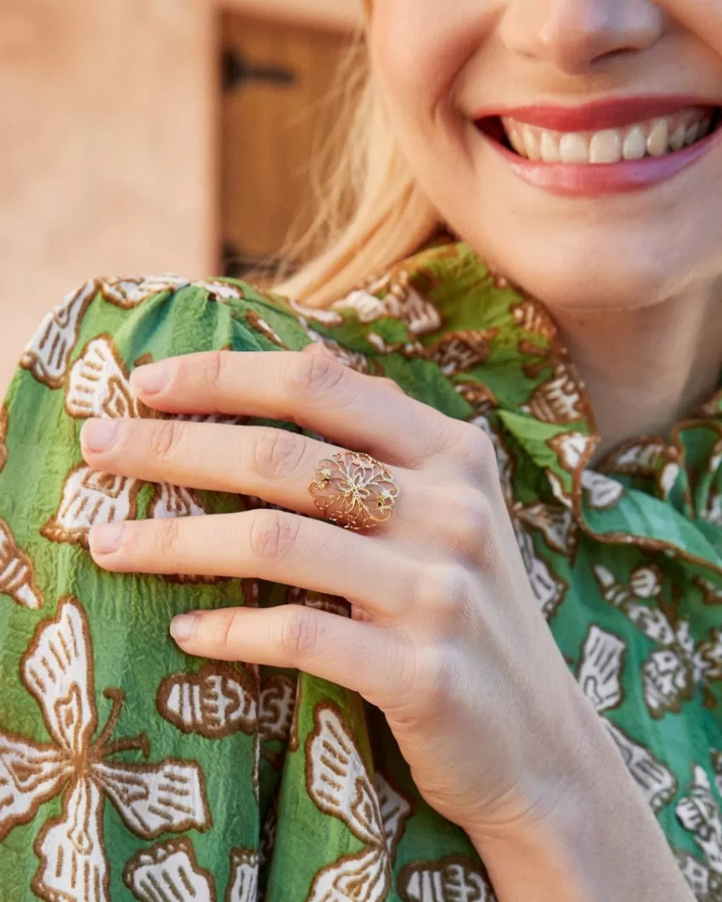 Polin et moi Anillo Floral Frimal> BISUTERÍA