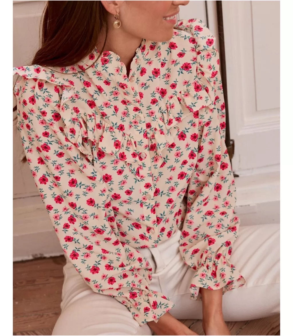 Polin et moi Blusa Flores Volania> BLUSAS Y CAMISAS