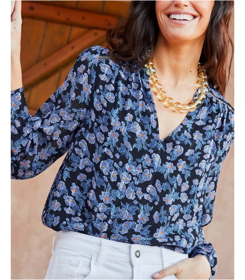 Polin et moi Blusa Flores Xeima> BLUSAS Y CAMISAS