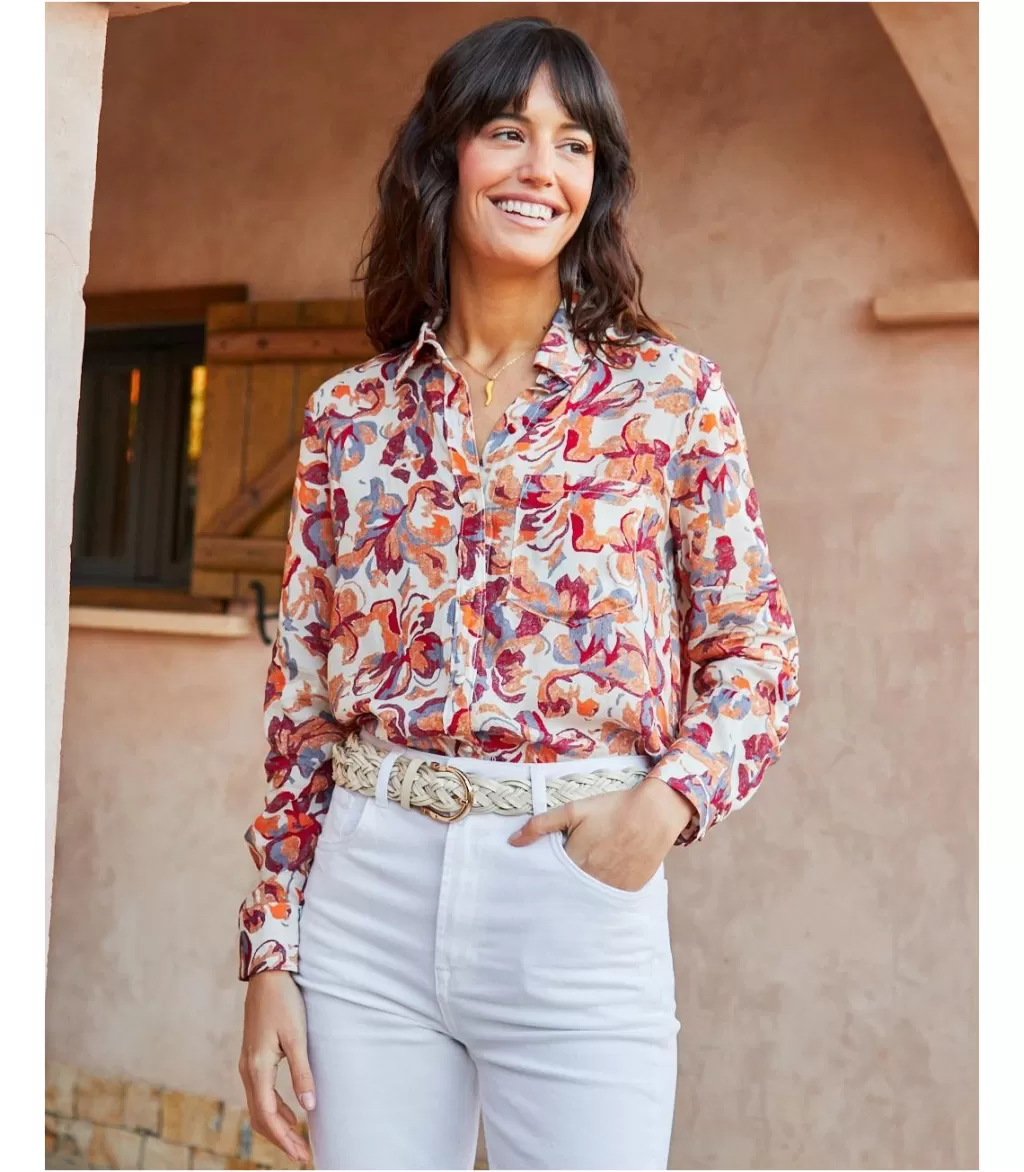 Polin et moi Camisa Estampada Aidana> BLUSAS Y CAMISAS