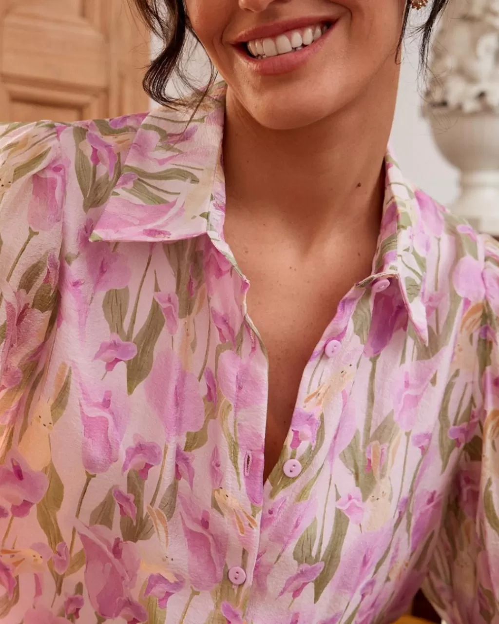 Polin et moi Camisa Floral Salomé> BLUSAS Y CAMISAS