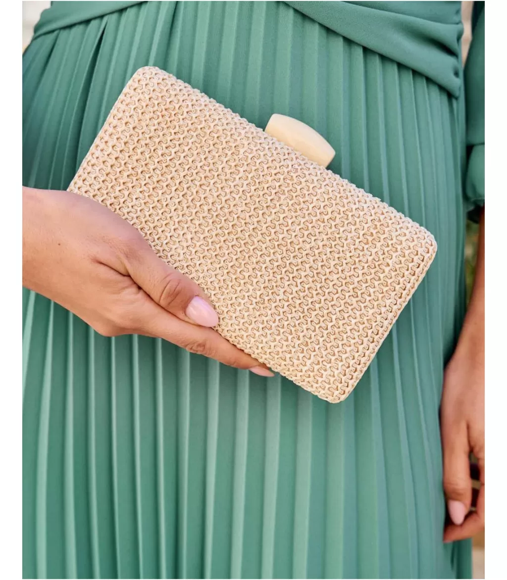 Polin et moi Clutch Nacar Ebila> FERIA | COMPLEMENTOS